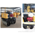 New FURD 780kg Double Drum Vibratory Road Roller with Hydraulic Steering